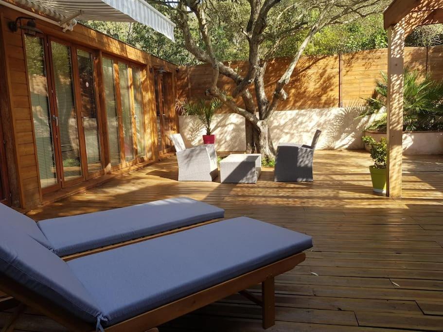 Апартаменты Studio Jacuzzi Prive A 8 Min A Pied De La Plage Ла-Сьота Экстерьер фото